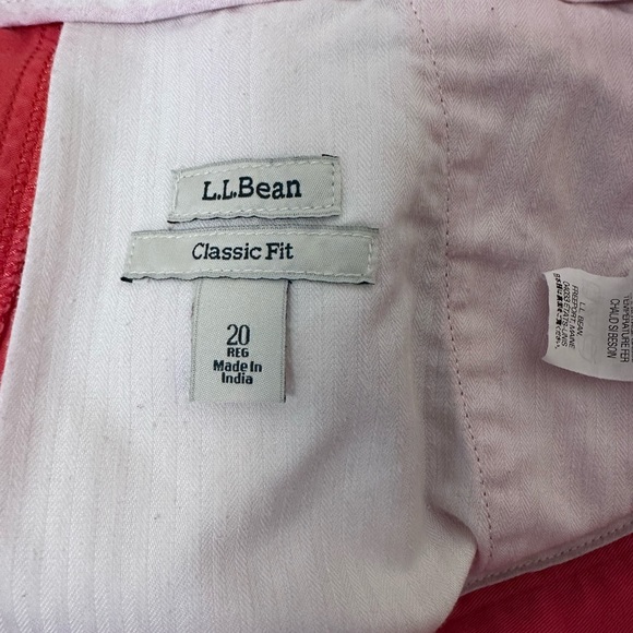 L.L. Bean Cotton A-Line Pink/Coral Skirt. - Picture 8 of 8